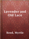 Imagen de portada para Lavender and Old Lace
